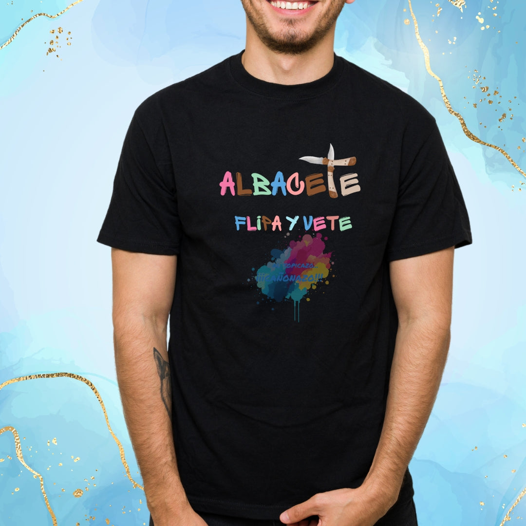 Camiseta básica negra Cañonazo!!