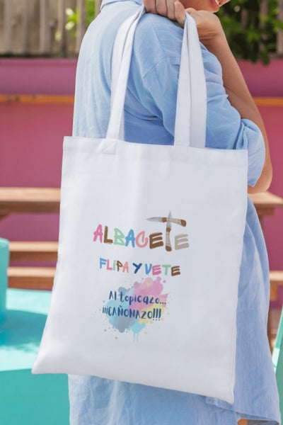 Bolsas de tela blanca Cañonazo